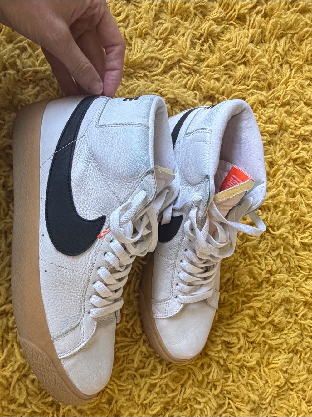 Nike Blazer Mid White Black Gum